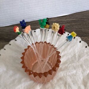 Vtg Novelty Cocktail Picks